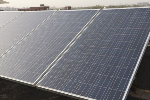 Solar Panels  - Jai Texart - Bagru - Jaipur- Sanganer. Hand Block printed textiles and apparels